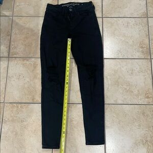 American Eagle Outfitters Black Super Stretch X Skinny Jeans
